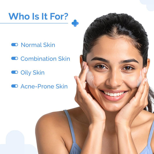 Dermaxa Sali-Cinamide Anti-Acne Face Wash with 2% Salicylic Acid & 2% Niacinamide, 80 ml | Clears Acne & Marks