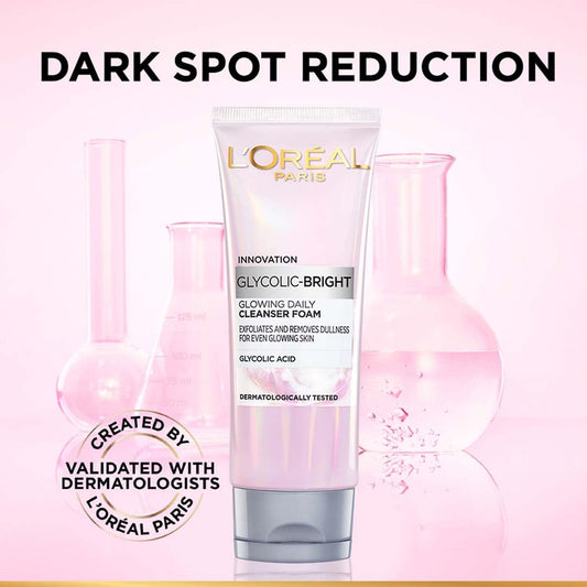 Lumivelle SkinScience Glycolic Acid Brightening Face Wash for Smooth Radiant & Even-Tone Skin Gentle Cleanser