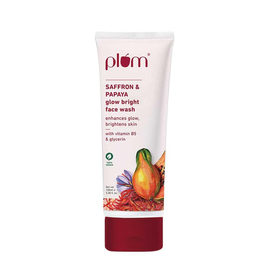 Purelixir Saffron & Papaya Radiance Boost Glow Face Wash for Bright, Smooth & Refreshed Skin – Gentle Daily Cleanser