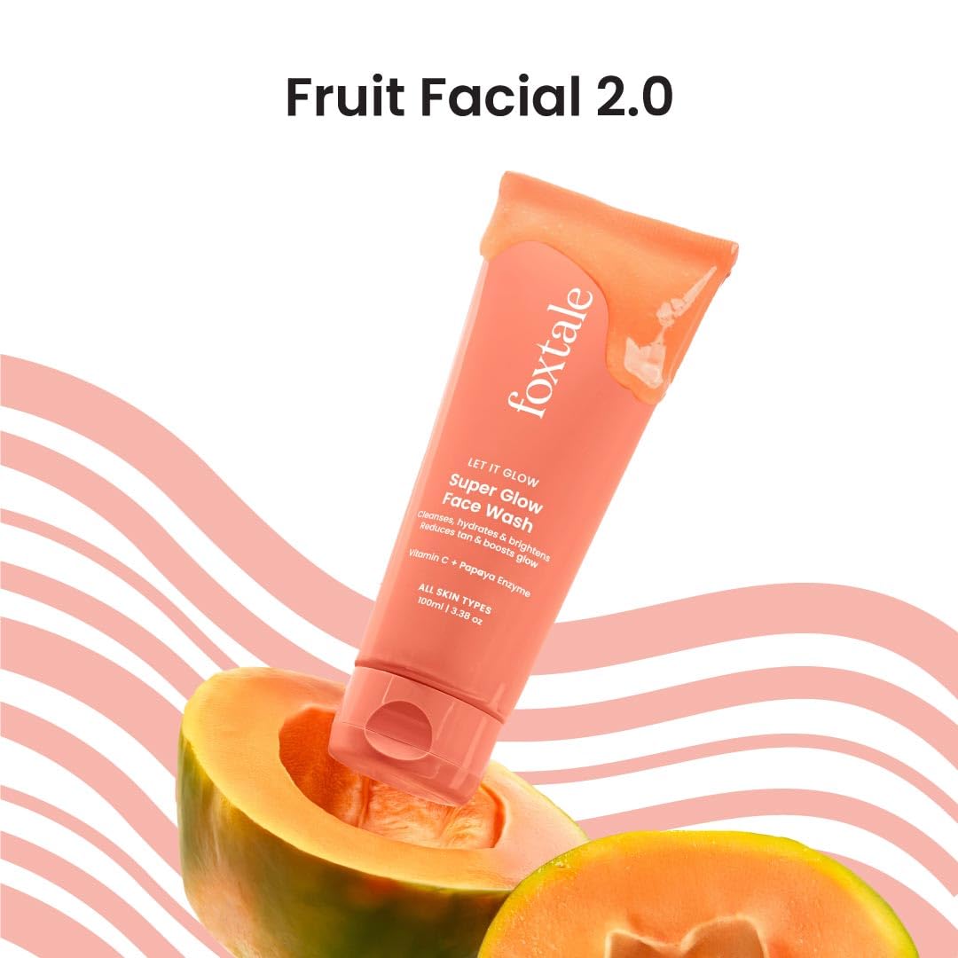 Florevia Papaya Enzyme Face Wash for Deep Cleansing, Smooth Skin Texture, and Gentle Daily Skincare Routine
