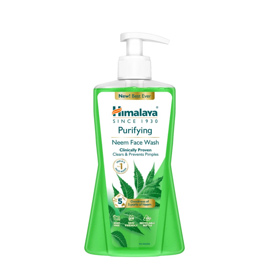 Herblyn Naturals Purifying Neem Face Wash for Deep Cleansing, Acne Control & Fresh Clear Skin Gentle Daily Use