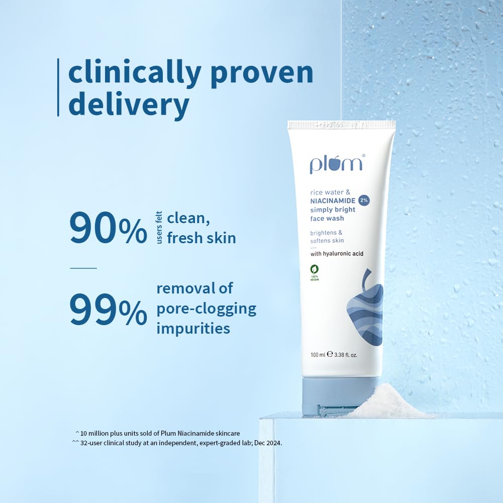 Purevera 2% Niacinamide Gentle Foaming Face Wash for Oil Control, Clear Skin Support & Daily Pore Care Cleanser