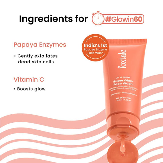 Florevia Papaya Enzyme Face Wash for Deep Cleansing, Smooth Skin Texture, and Gentle Daily Skincare Routine