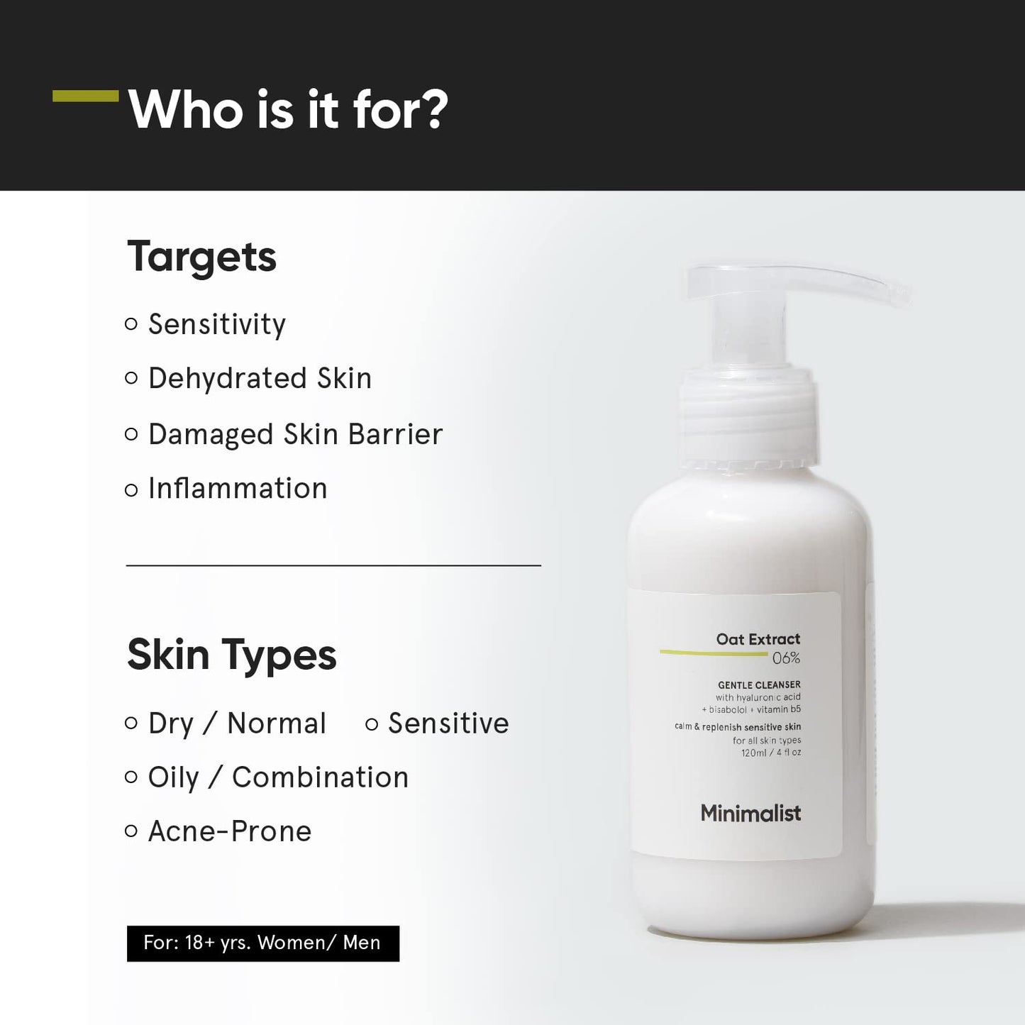 Mysteva SkinScience Gentle Hydrating Face Wash for Daily Use, Soothing Formula for Clear, Soft, Balanced Skin