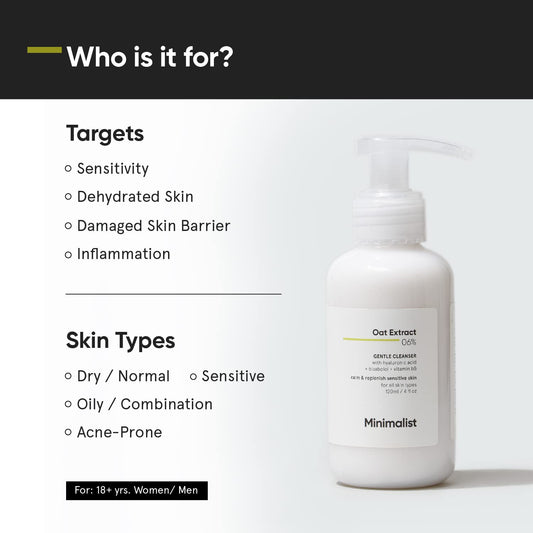 Mysteva SkinScience Gentle Hydrating Face Wash for Daily Use, Soothing Formula for Clear, Soft, Balanced Skin