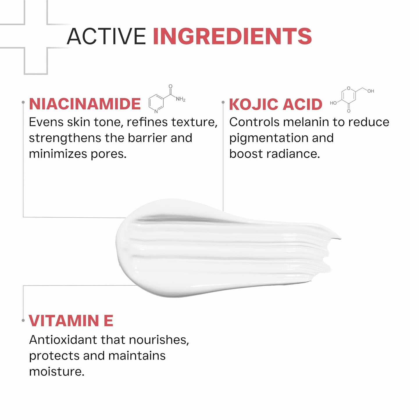 Dermaluxe Bright & Even Tone Face Wash with Niacinamide, Vitamin E & Kojic Acid | Gentle Daily Cleanser for Tan, Pigmentation & Dark Spots - 70g