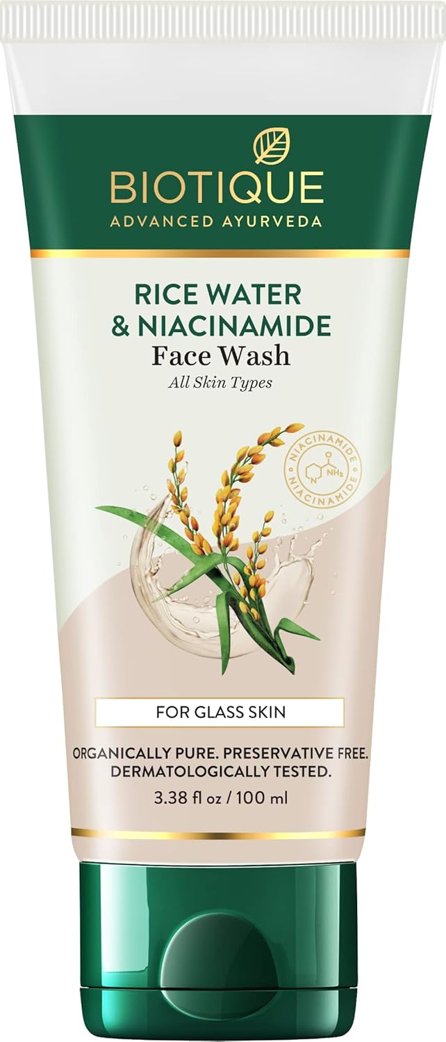Bloomive Niacinamide Brightening Gel Face Wash for Clear Skin, Oil Control & Daily Gentle Cleansing Formula